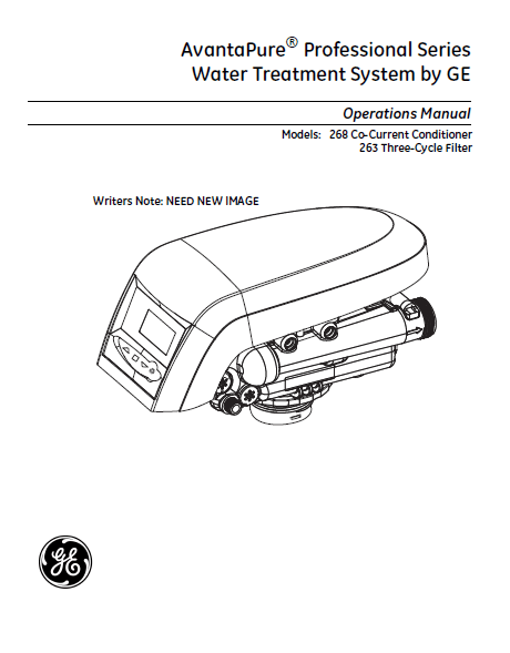 Autotrol 263 & 268 operations manual